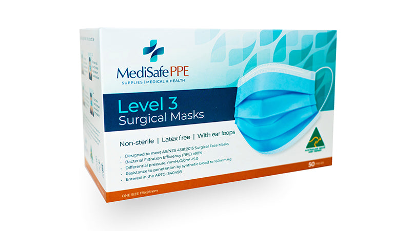 Australian Made Level 3 Surgical Facemasks